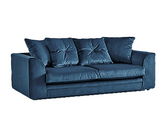 Sky Plush Velvet 3 Sofa