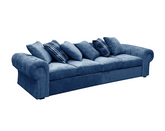 Sky blue VERONA Sofa 4 SEATER SOFA