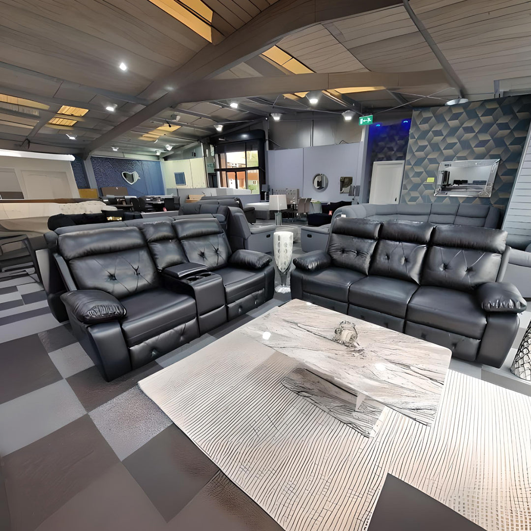 Parada Leather Recliner Sofa 3+2 Seater - Envogue Furniture