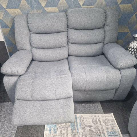 ROMA FABRIC SOFA 3+2 SEATER GREY