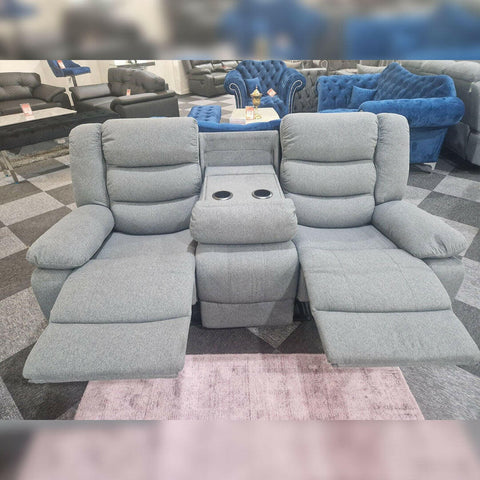 ROMA FABRIC SOFA 3+2 SEATER GREY