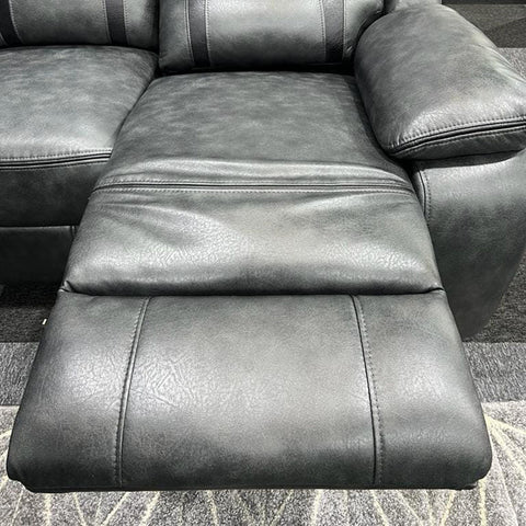 Nova Electric Recliner Leather Corner Sofa