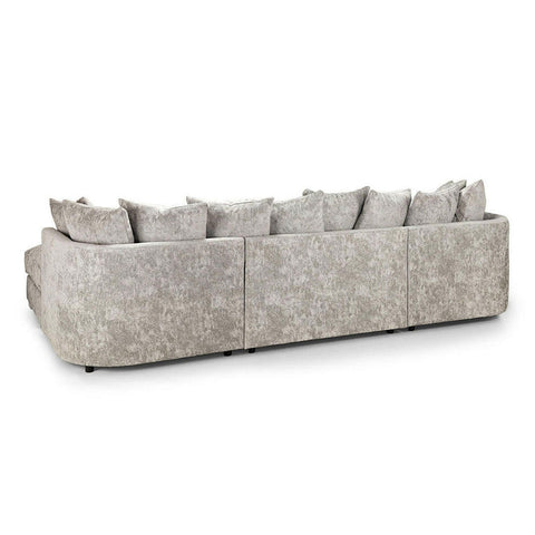 Bishop U Shape Sofa Scatter Back Truffle