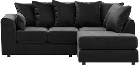 PLUSH VELVET CORNER SOFA