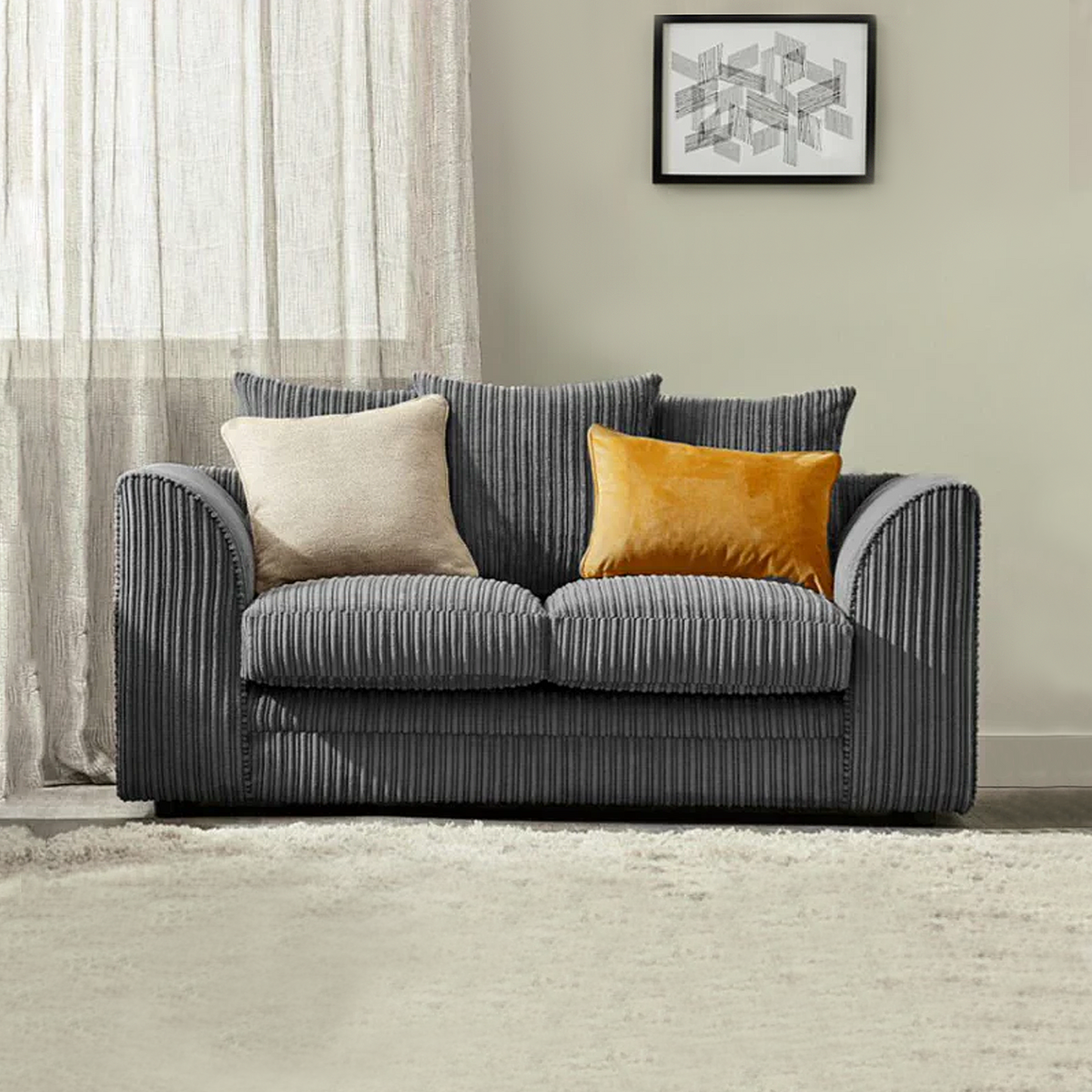 BYRON JUMBO 2 SEATER SOFA