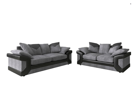 Dark gry jumbo Cord 2+3 seater