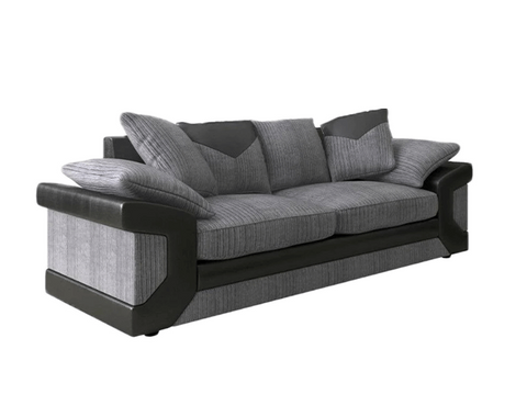 Dark gry jumbo Cord 3 seater