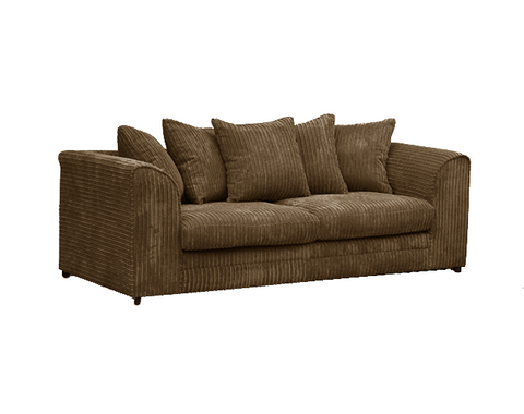 Cream Jumbo Cord 3 seater Sofa