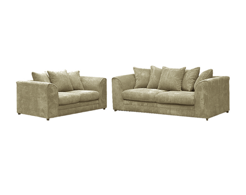 Mink Jumbo Cord 2+3 seater Sofa