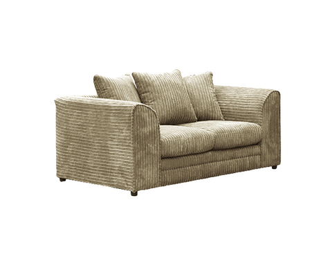Camel Jumbo Cord 2 seater Sofa