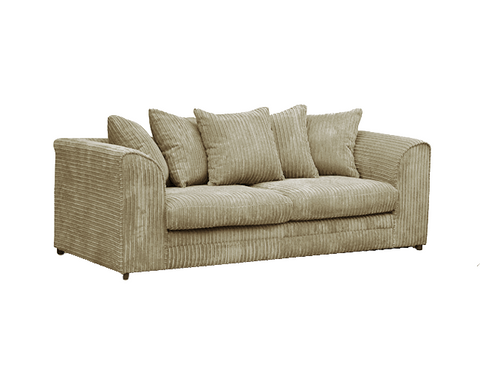 Camel Jumbo Cord 3 seater Sofa