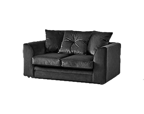Steel Plush Velvet 2 Sofa