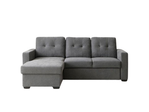 Francesca L Shape Sofa Bed Grey With Storage