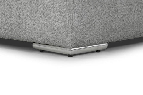 U-SHAPE BOUCLE/ TEDDY FABRIC SOFA