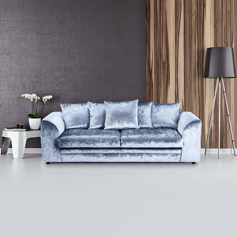 DYLAN CRUSH VELVET 3 SEATER SOFA