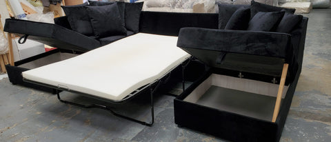 The Bishop Luxe U-Shape Sofa — Comes with 2 Giant Removable Stools!