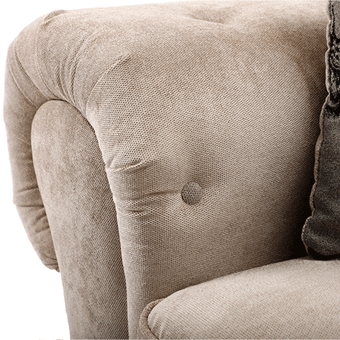 VERONA SCATTER BACK 3 SEATER SOFA MINK