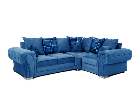 Blue VERONA Sofa 5 SEATER SOFA