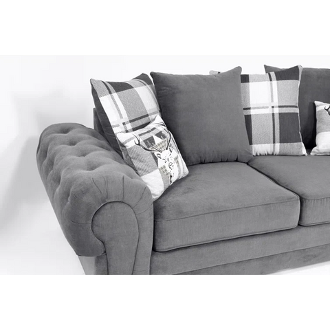 Brown pebble VERONA Sofa 5 SEATER SOFA (Copy)