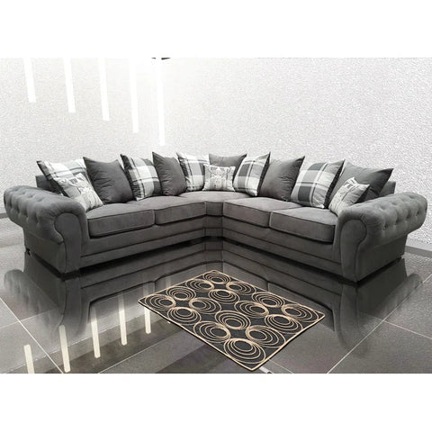 Brown pebble VERONA Sofa 5 SEATER SOFA (Copy)