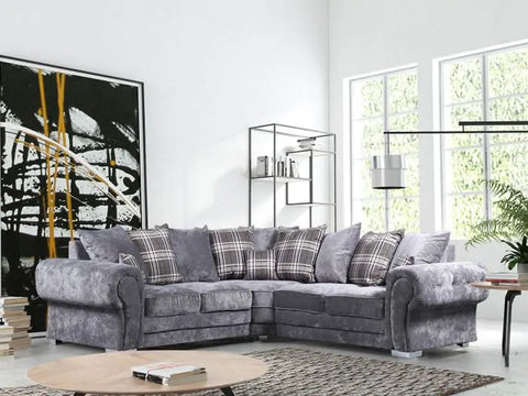 Brown pebble VERONA Sofa 5 SEATER SOFA (Copy)
